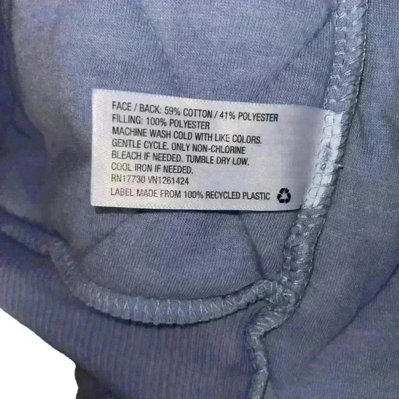 Wild Fable Women's Button Front
Quilted Jacket.Size XXL. Blue - Picture 10 of 10